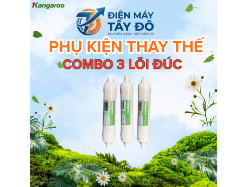 Bộ 3 Lõi Chức Năng Chính Hãng Kangaroo 
