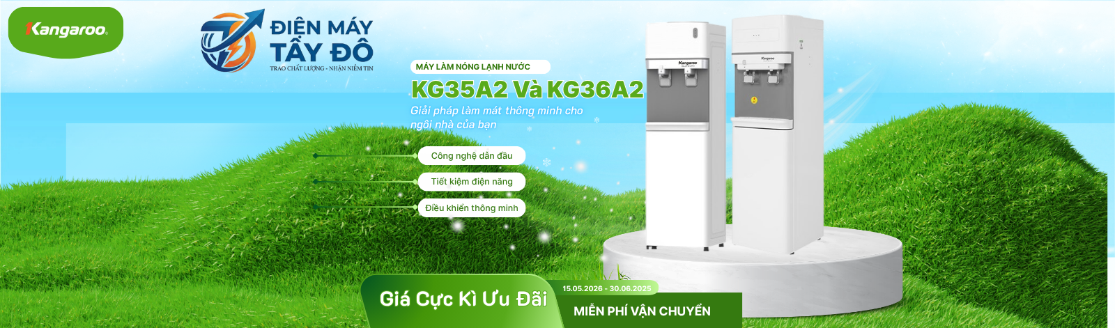  Điện Máy Tây Đô - Đại Lý Kangaroo Tại Cần Thơ và Miền Tây