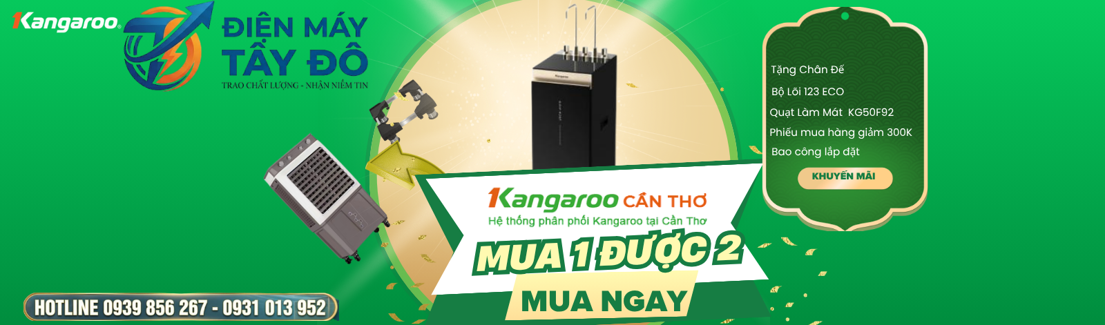  Điện Máy Tây Đô - Đại Lý Kangaroo Tại Cần Thơ và Miền Tây