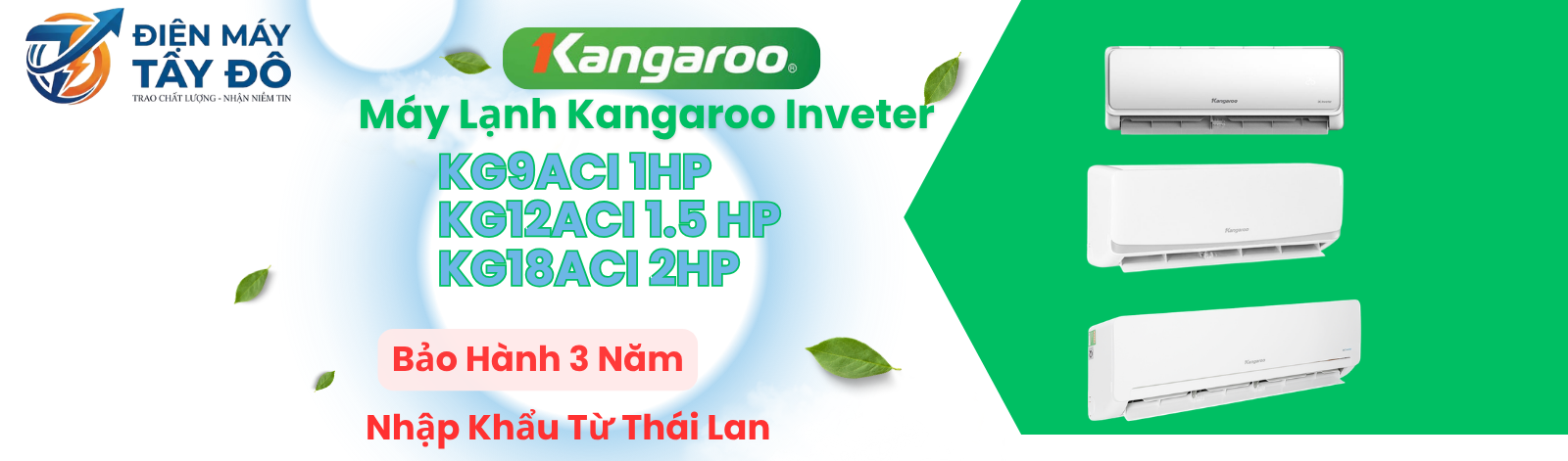  Điện Máy Tây Đô - Đại Lý Kangaroo Tại Cần Thơ và Miền Tây